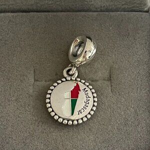 Pandora Madagascar Flag Map Exclusive Charm Pendant